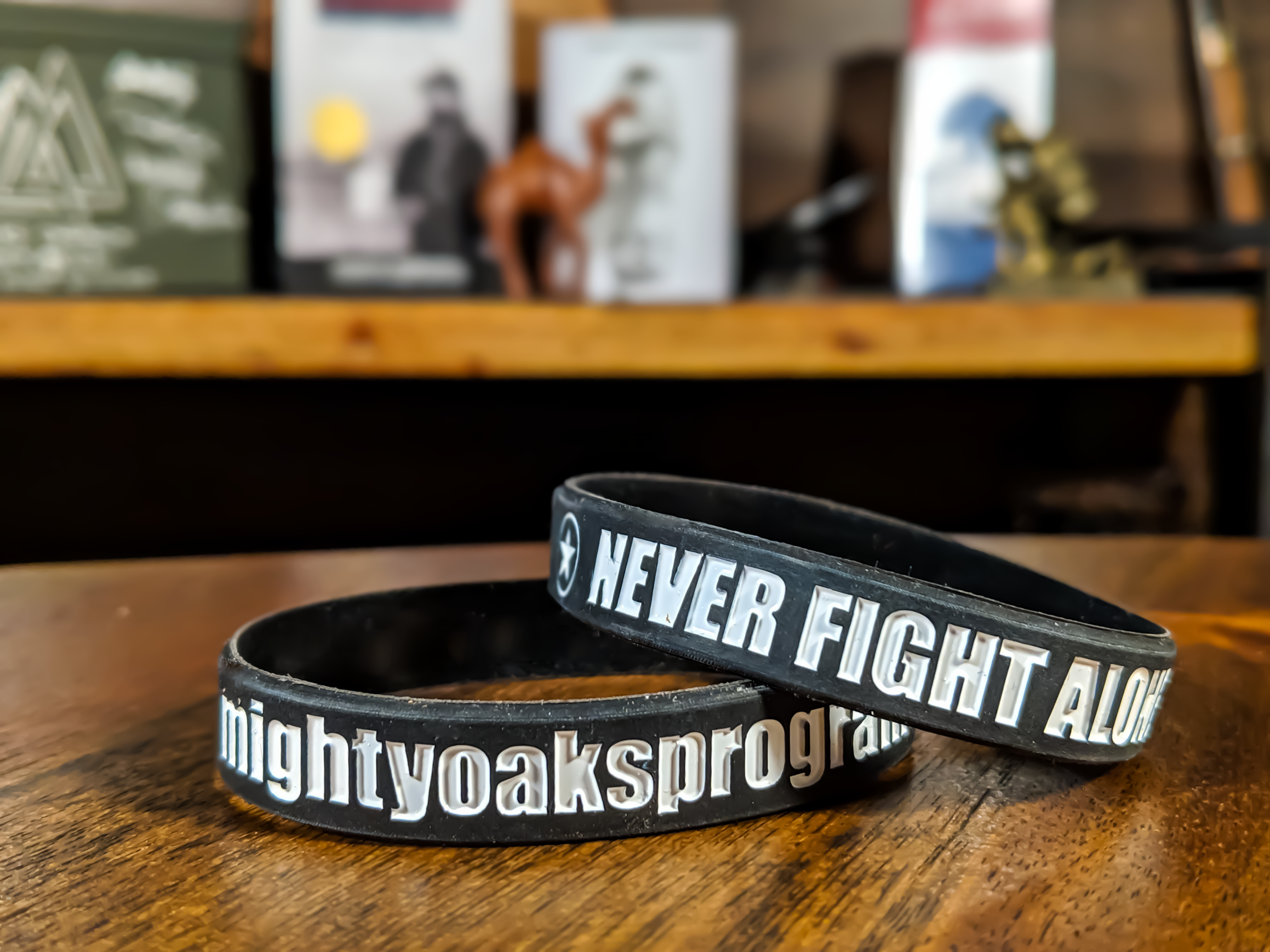 Never Fight Alone Wristband